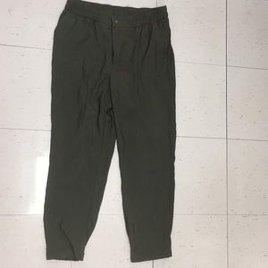 Olive Green Stretchy Flow-y Pants